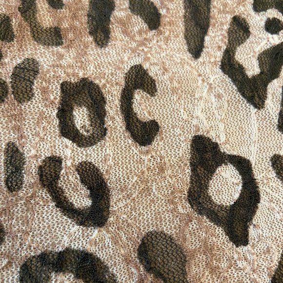 Maurices women's vintage cheetah lined camisole US M, adj. straps, lace trim - Picture 9 of 9